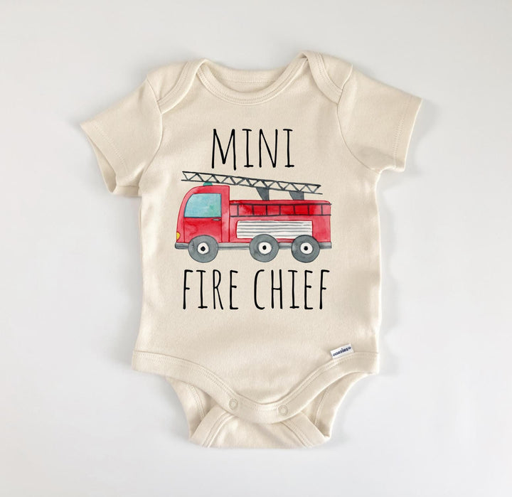 Firefighter Fireman - Baby Boy Girl Clothes Infant Bodysuit Funny Cute Newborn