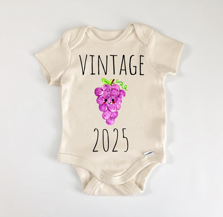 Wine Grape Vineyard - Baby Boy Girl Clothes Infant Bodysuit Funny Cute Newborn