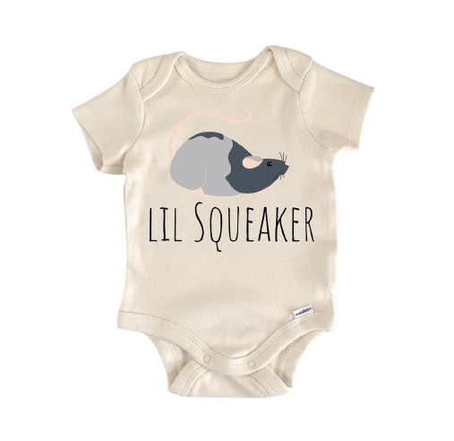 Rat Mouse - Baby Boy Girl Clothes Infant Bodysuit Funny Cute Newborn