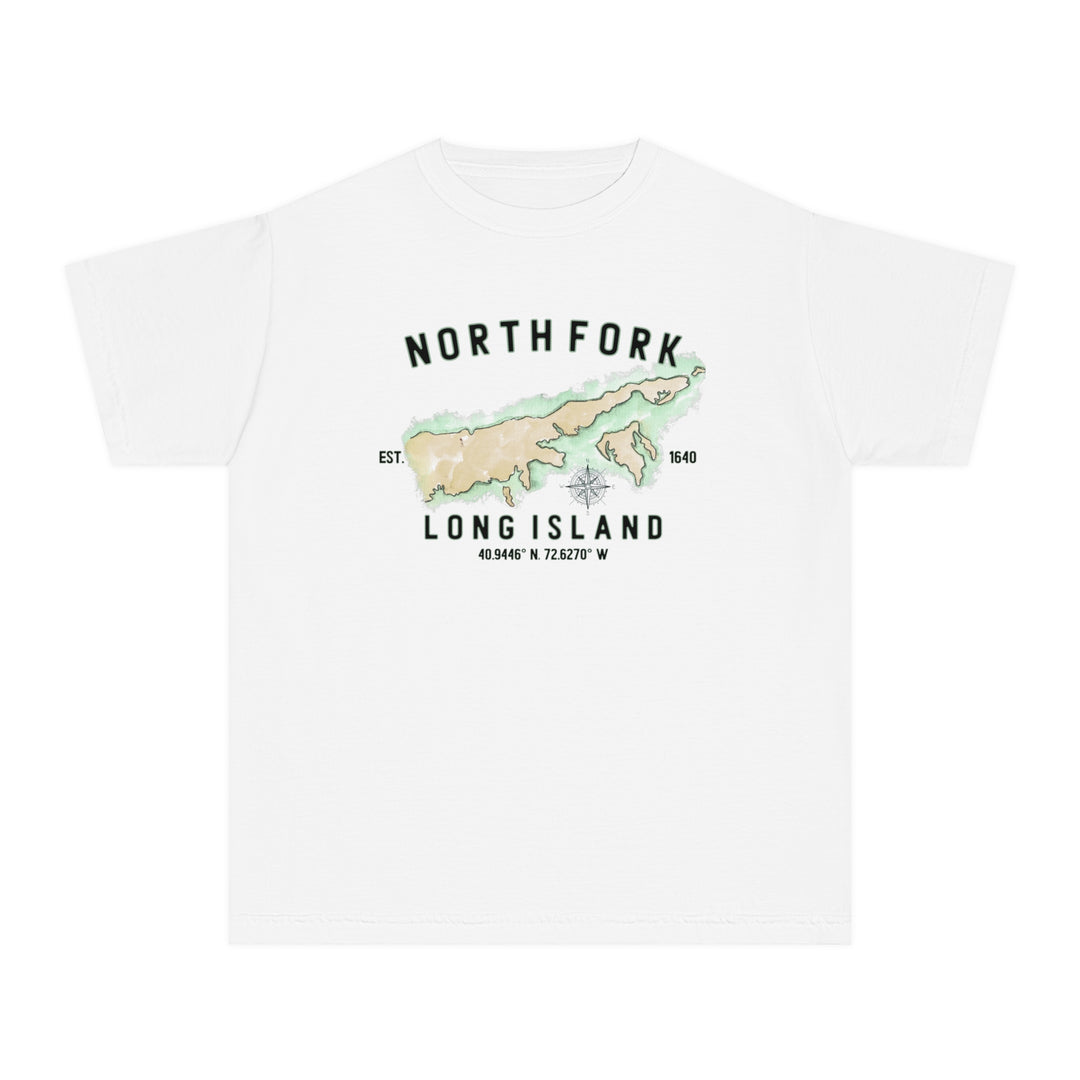 Long Island North Fork Hamlet NOFO VIBES® Youth Midweight Tee