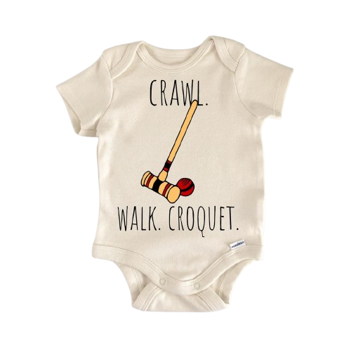 Croquet Sport - Baby Boy Girl Clothes Infant Bodysuit Funny Cute Newborn