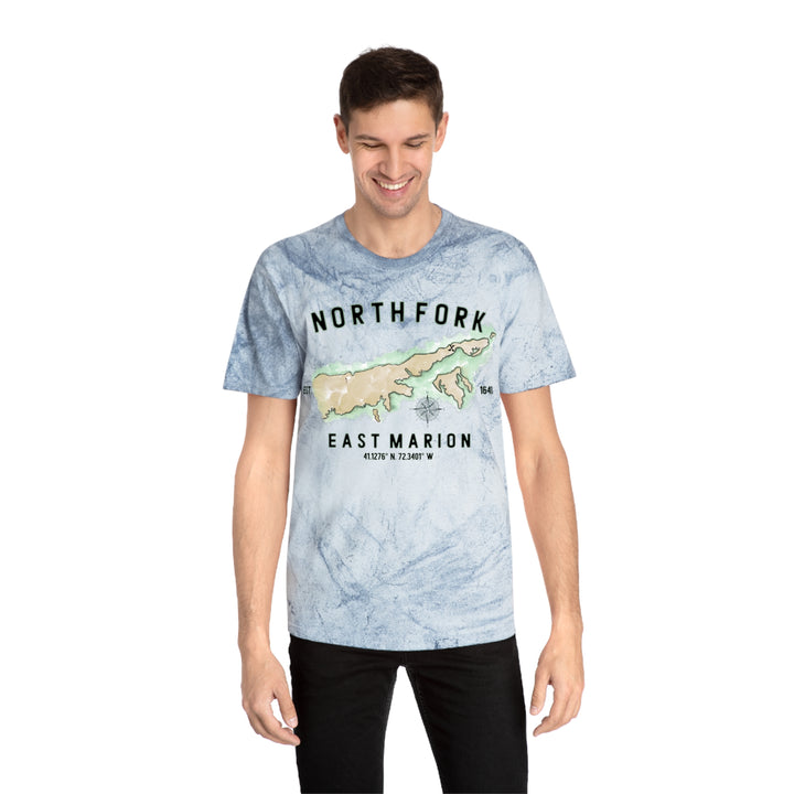 East Marion North Fork Hamlet NOFO Vibes® Comfort Colors® Color Blast T-Shirt