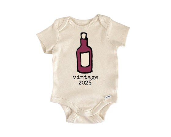 Viñedo de vino de uva - Ropa para bebé niño niña Body para bebé Divertido y lindo para recién nacido 