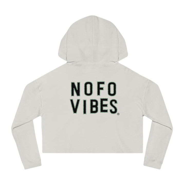 Mattituck North Fork Hamlet NOFO VIBES® Independent Trading Company® Adult Women’s Cropped Hooded Sweatshirt