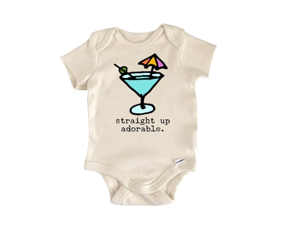 Expresso Martini Cocktail  - Baby Boy Girl Clothes Infant Bodysuit Funny Cute Newborn