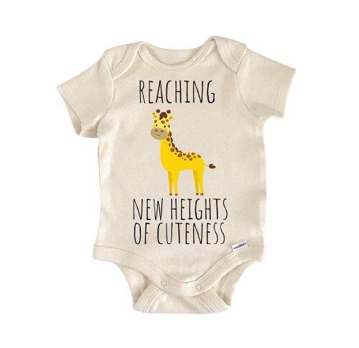 Jirafa Safari Animal - Ropa para bebé niño niña Body infantil Divertido Lindo Recién Nacido 