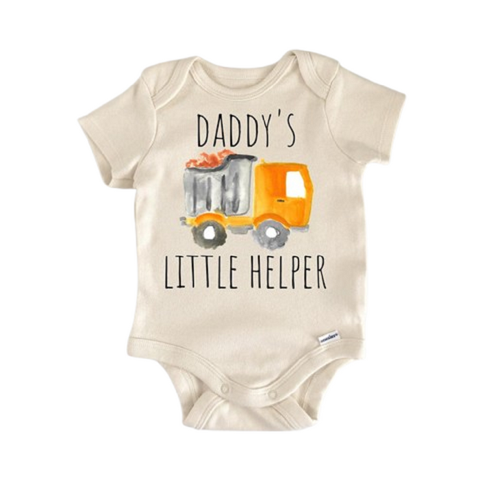 Dump Truck Excavator Construction - Baby Boy Girl Clothes Infant Bodysuit Funny Cute