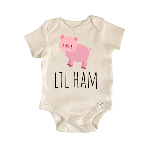 Pig Bacon Farm Ham - Baby Boy Girl Clothes Infant Bodysuit Funny Cute Newborn