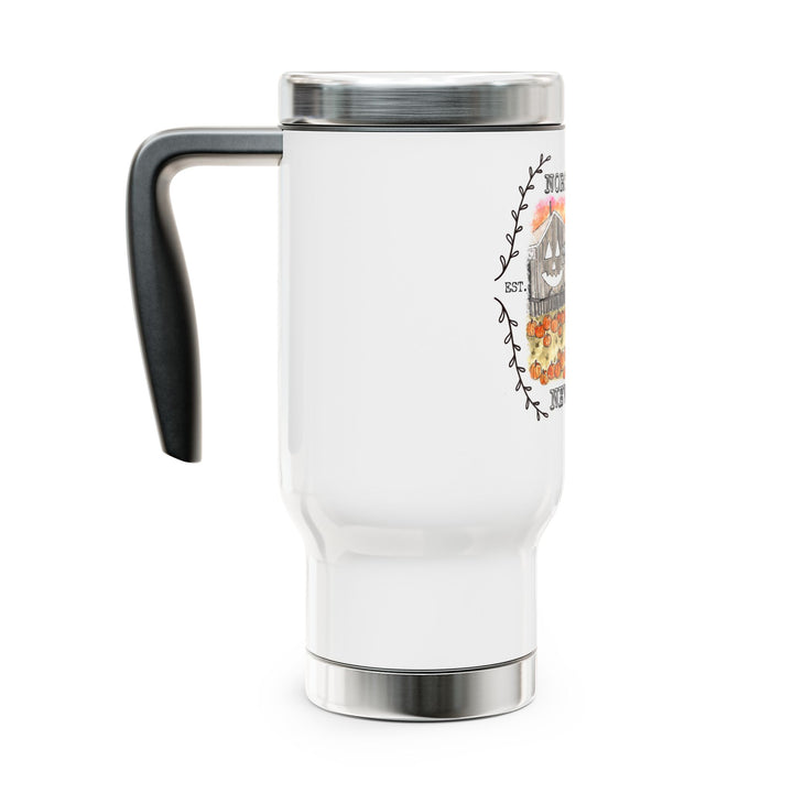 Krupski North Fork Stainless Steel Travel Mug with Handle, 14oz