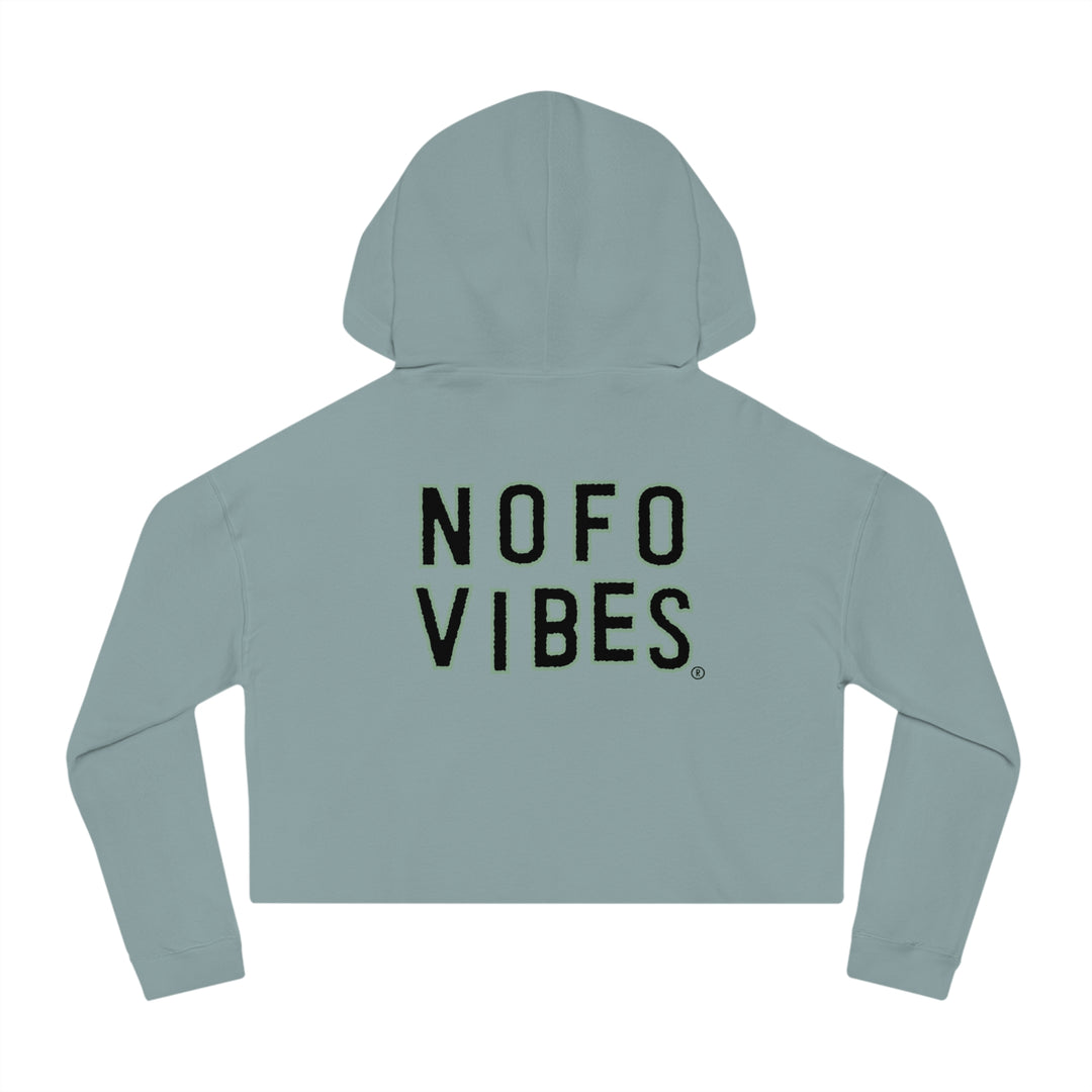 Greenport North Fork Hamlet NOFO VIBES® Women’s Cropped Hooded Sweatshirt