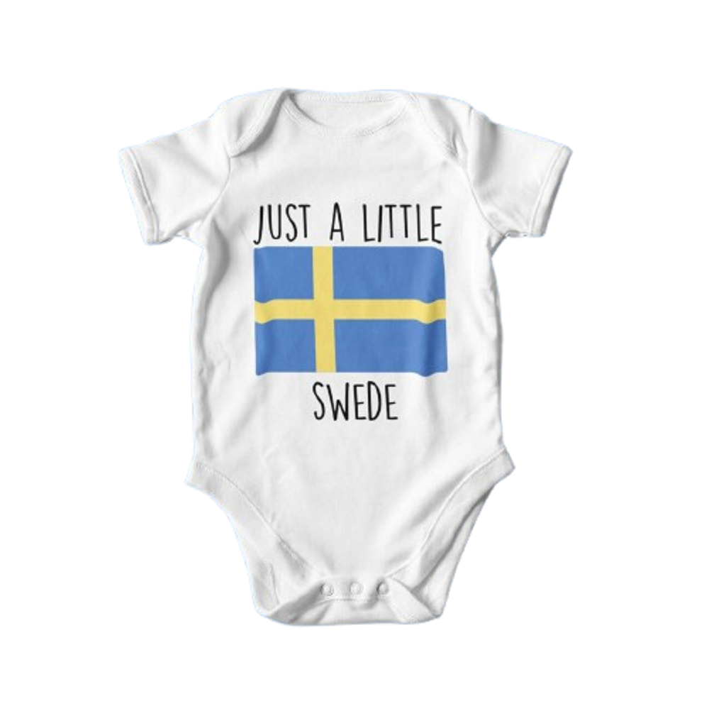 Sweden Swedish Nordic - Baby Boy Girl Clothes Infant Bodysuit Funny Cute Newborn