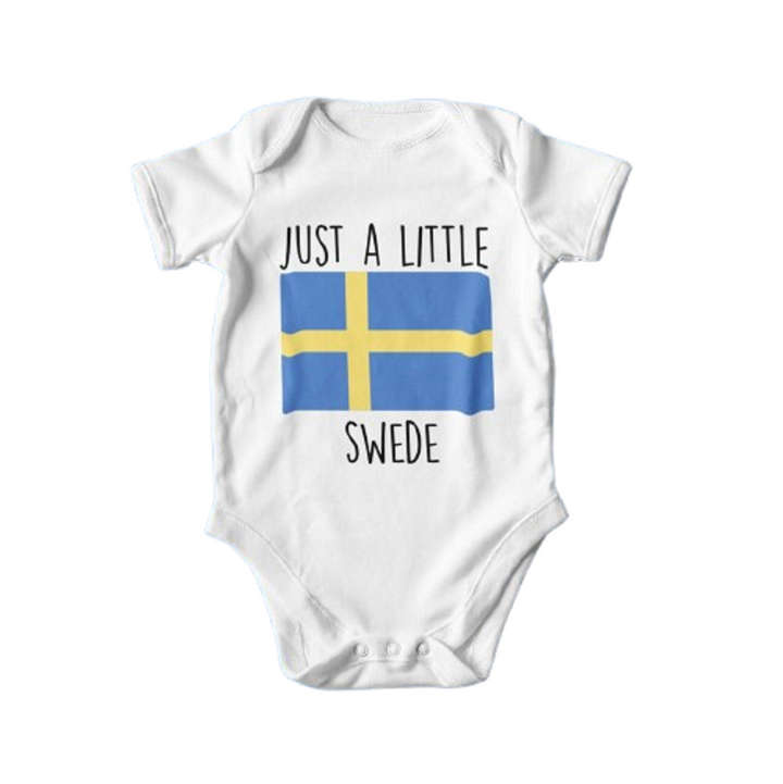 Sweden Swedish Nordic - Baby Boy Girl Clothes Infant Bodysuit Funny Cute Newborn