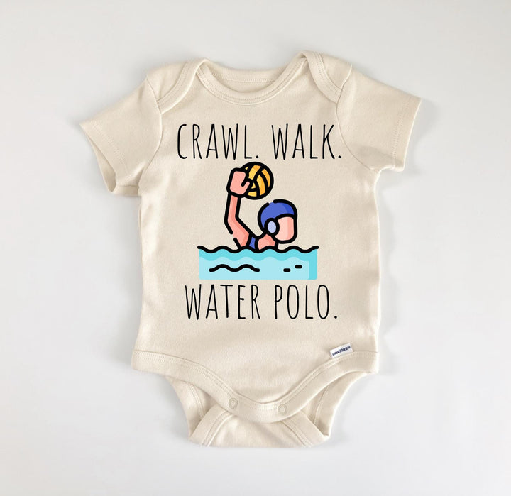 Water Polo Swimming - Baby Boy Girl Clothes Infant Bodysuit Funny Cute