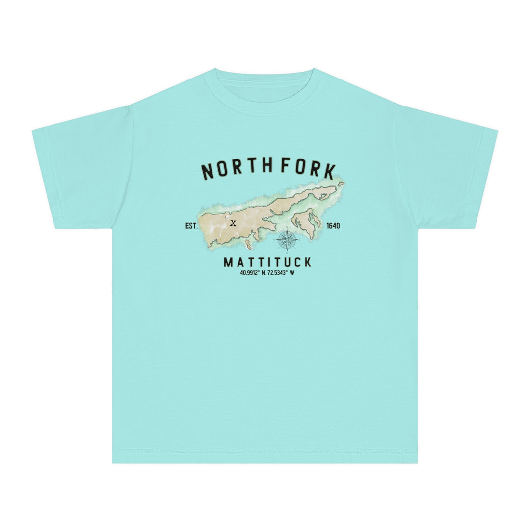 Mattituck North Fork Hamlet NOFO VIBES®  Youth Midweight Tee