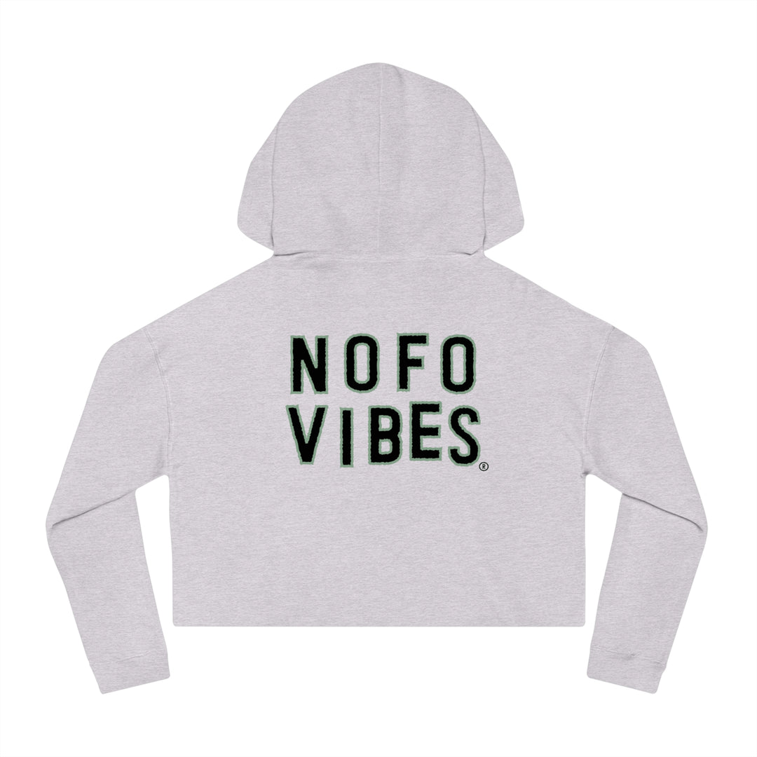 Greenport North Fork Hamlet NOFO VIBES® Women’s Cropped Hooded Sweatshirt