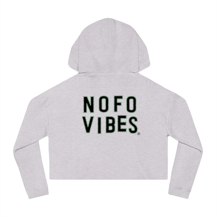 Greenport North Fork Hamlet NOFO VIBES® Women’s Cropped Hooded Sweatshirt