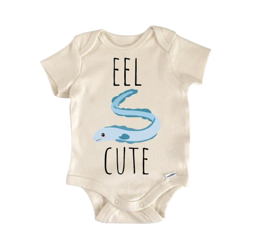 Eel Sea Fish Ocean - Baby Boy Girl Clothes Infant Bodysuit Funny Cute Newborn