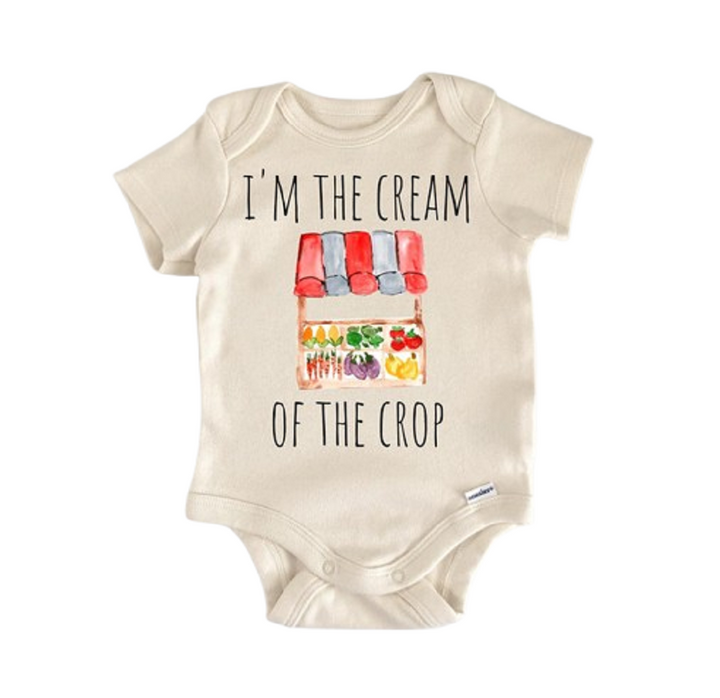 Farm Tractor Farmer - Baby Boy Girl Clothes Infant Bodysuit Funny  Cute Newborn