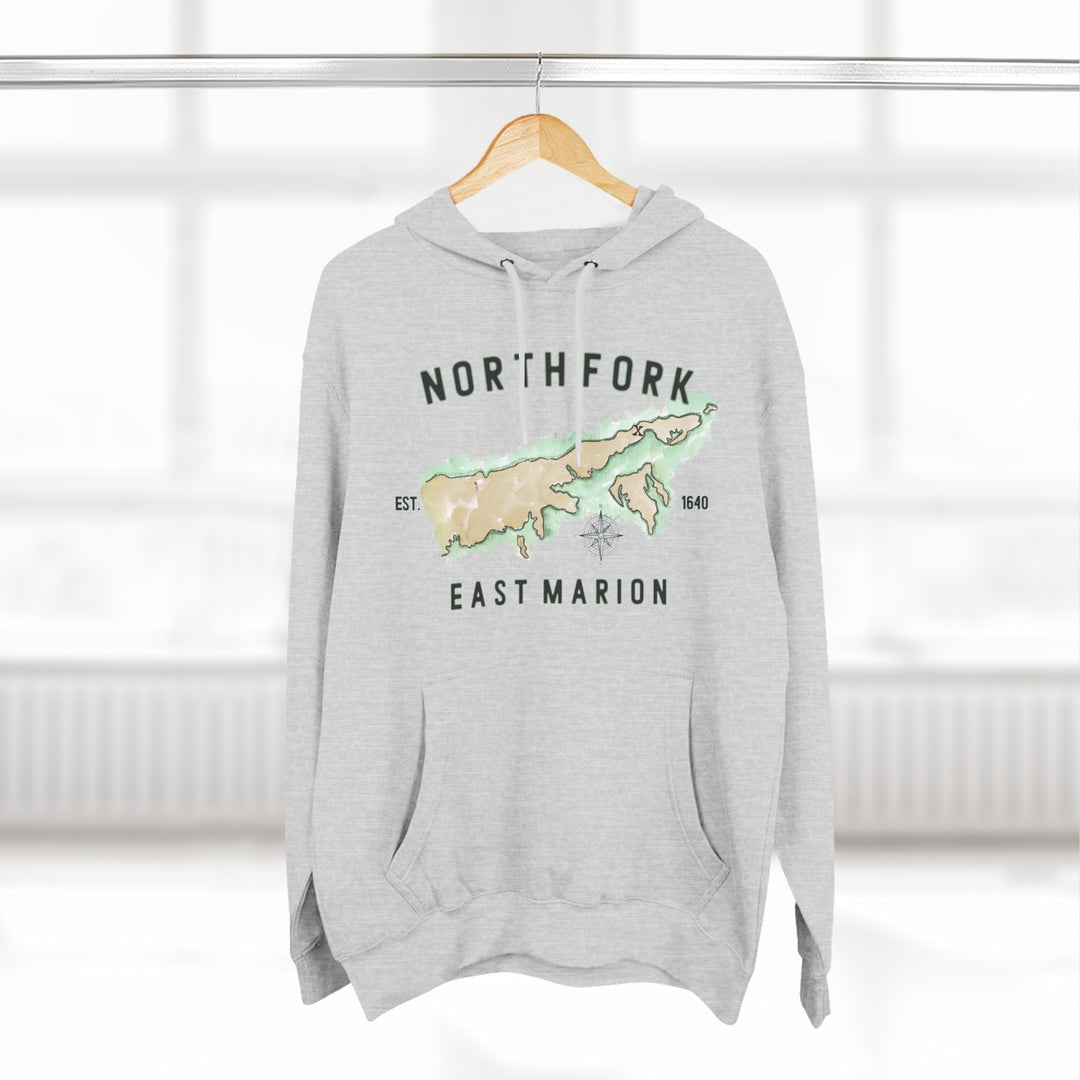 East Marion North Fork Hamlet NOFO VIBES®  Lane SevenⓇ Three-Panel Fleece Hoodie