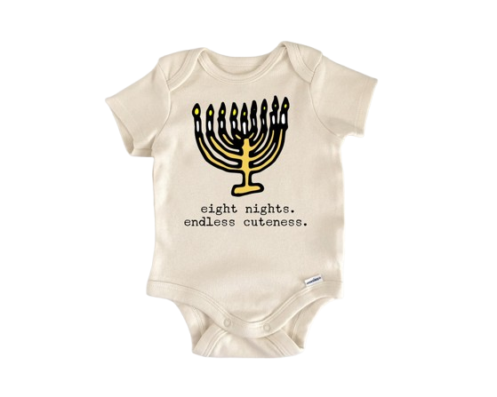 Hanukkah - Ropa para bebé niño niña Body para bebé Divertido Lindo Recién Nacido 