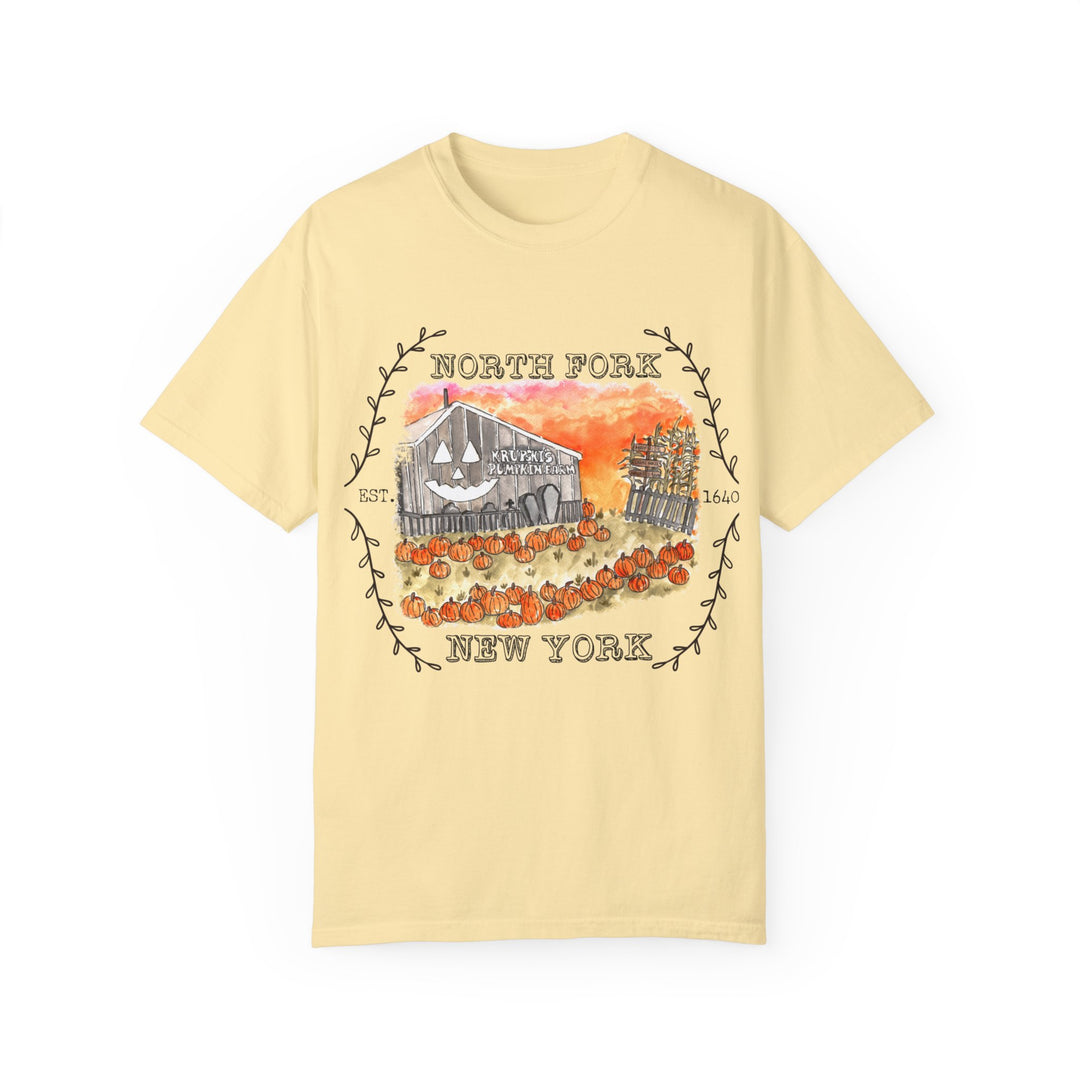 Krupski North Fork Unisex Garment-Dyed T-shirt