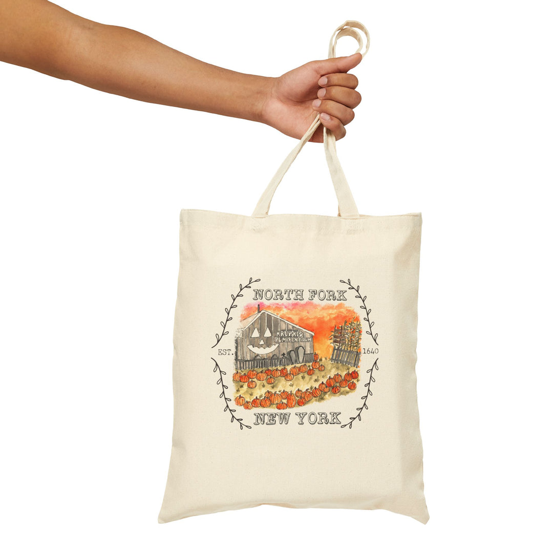 Krupski North Fork Cotton Canvas Tote Bag