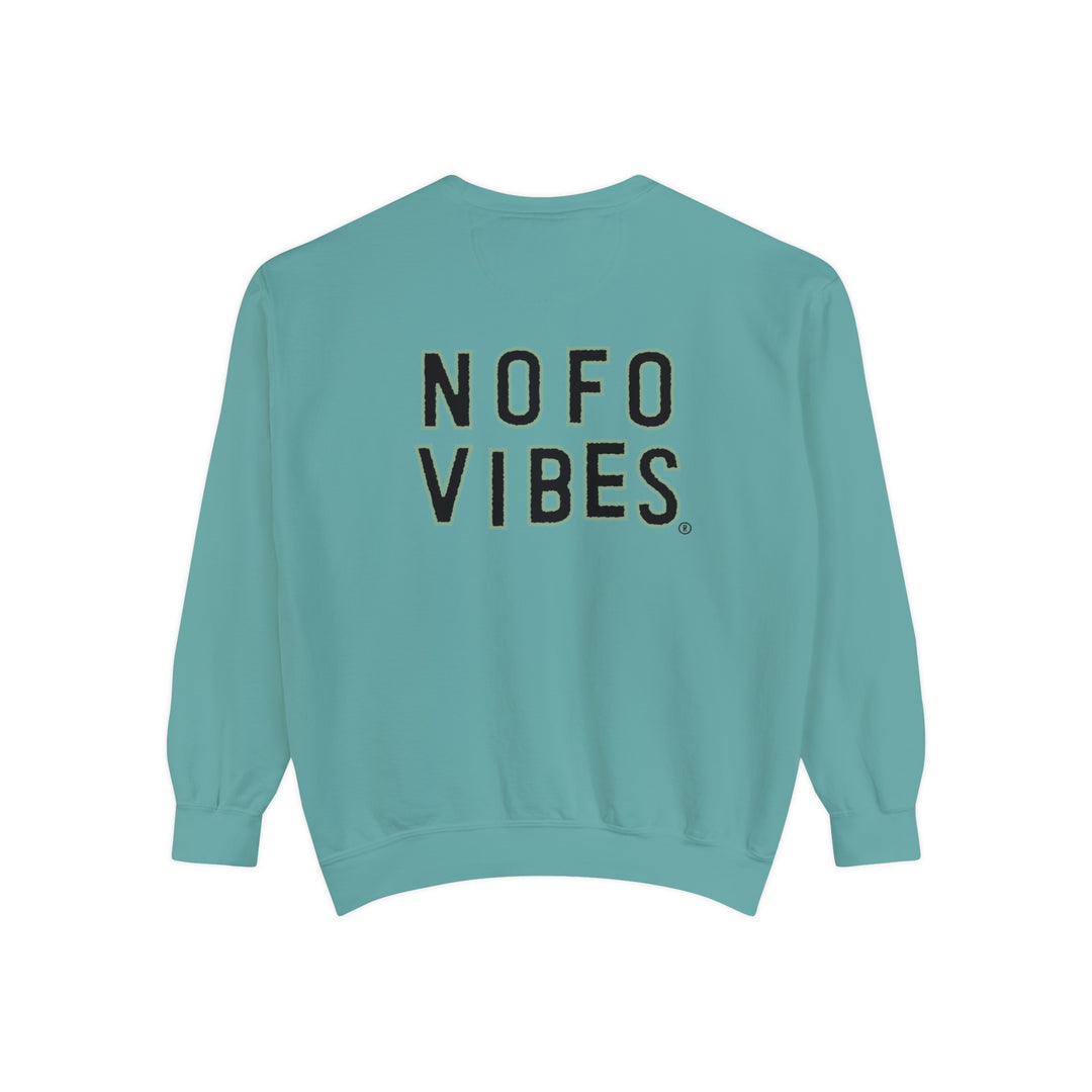 Long Island North Fork Hamlet NOFO Vibes® Unisex Garment-Dyed Sweatshirt