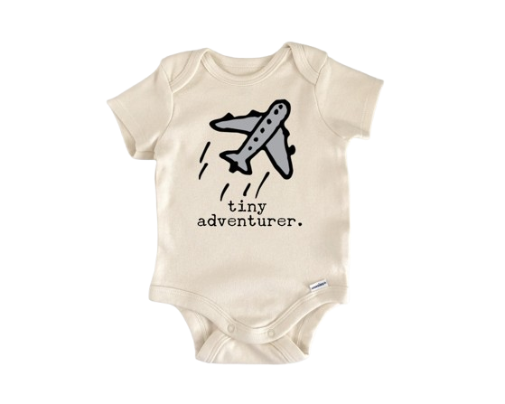 Airplane Travel Adventure - Baby Boy Girl Clothes Infant Bodysuit Funny Cute Newborn