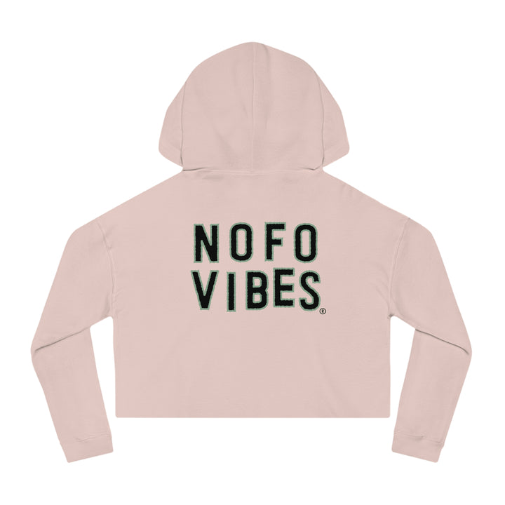 Mattituck North Fork Hamlet NOFO VIBES® Independent Trading Company® Adult Women’s Cropped Hooded Sweatshirt