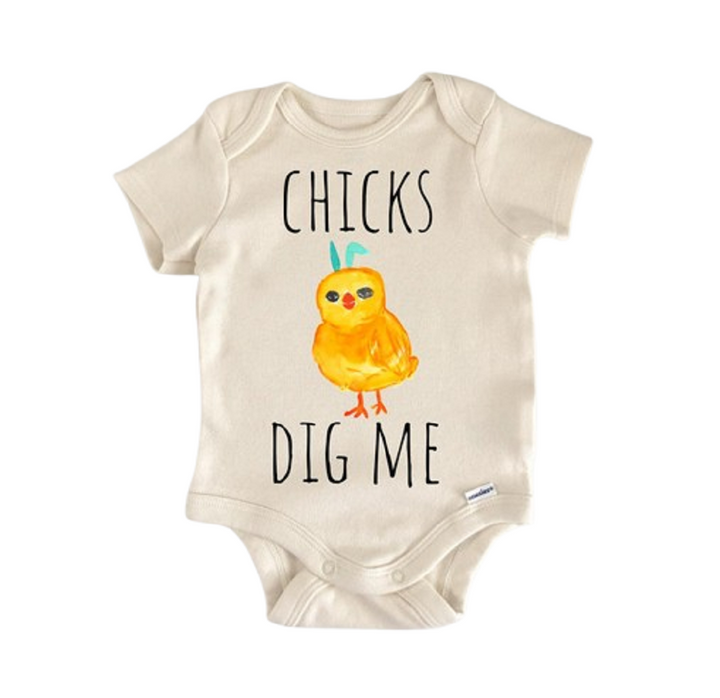 Easter Chick Bunny Rabbit - Baby Boy Girl Clothes Infant Bodysuit Funny Cute Newborn