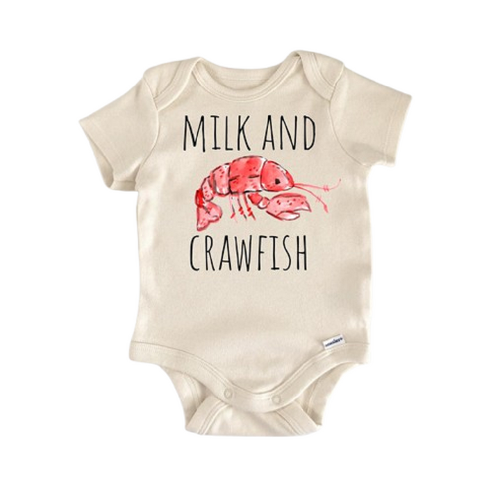 Crawfish Nola Cajun Louisiana - Baby Boy Girl Clothes Infant Bodysuit Funny  Cute Newborn