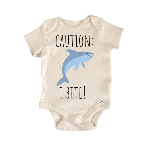 Shark Ocean Fish - Baby Boy Girl Clothes Infant Bodysuit Funny Cute Newborn