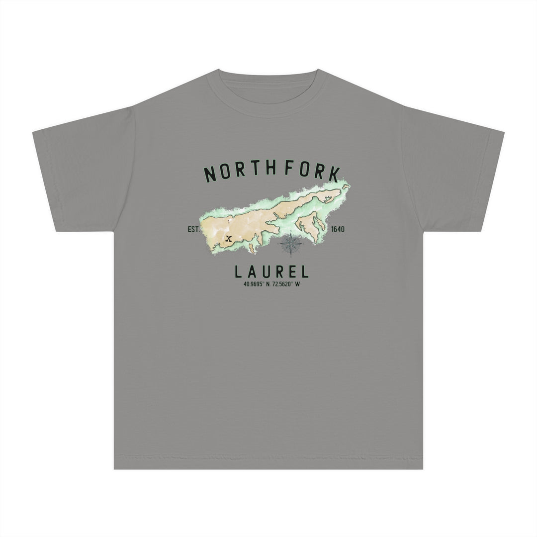 Laurel North Fork Halmet NOFO Vibes® Youth Midweight Tee