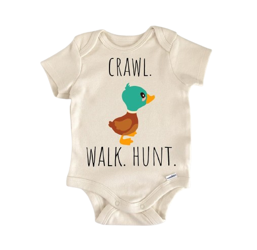 Duck Hunting Hunter  - Baby Boy Girl Clothes Infant Bodysuit Funny Cute Newborn