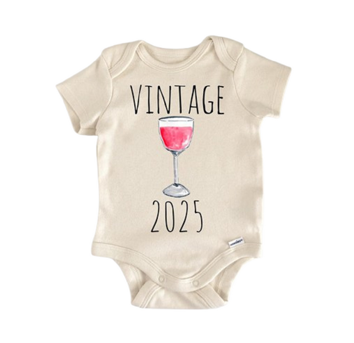 Viñedo de uva de vino - Ropa para bebé niño niña Body para bebé Divertido y lindo para recién nacido