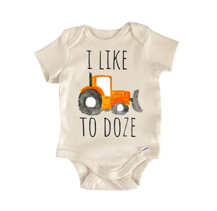 Bulldozer Excavadora Construcción - Ropa para Bebé Niño Niña Body Infantil Divertido Lindo 