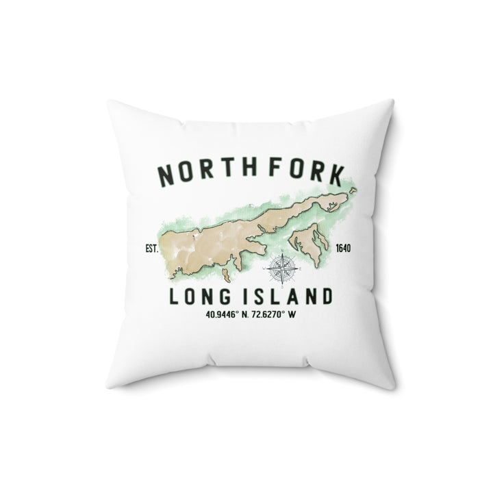 North Fork Est. 1640 Spun Polyester Square Pillow