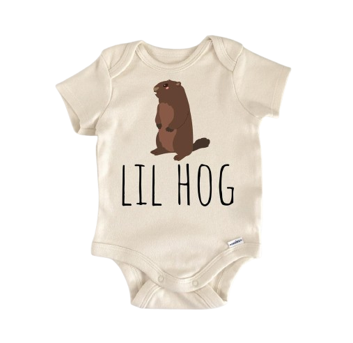 Punxsutawney Phil Groundhog Hog - Baby Boy Girl Clothes Infant Bodysuit Funny Cute Newborn