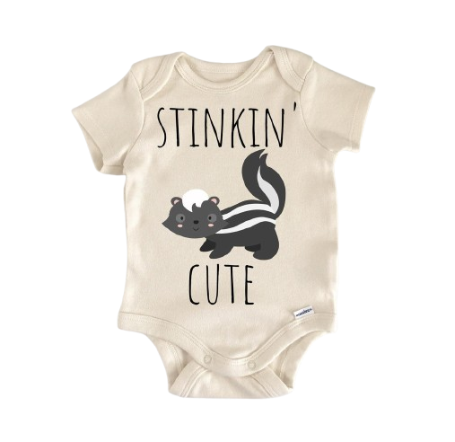 Skunk Stinker Animal - Baby Boy Girl Clothes Infant Bodysuit Funny Cute Newborn