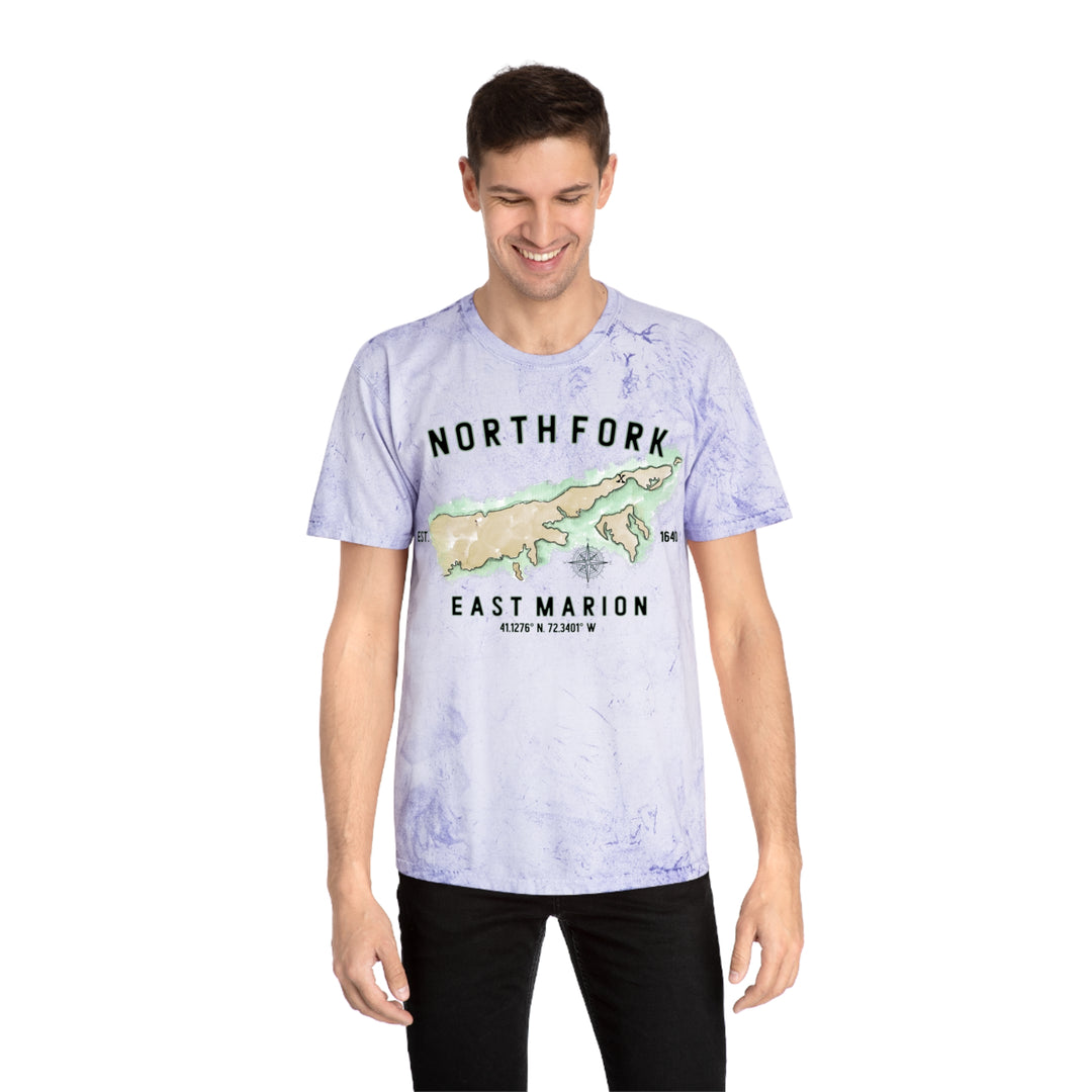 East Marion North Fork Hamlet NOFO Vibes® Comfort Colors® Color Blast T-Shirt