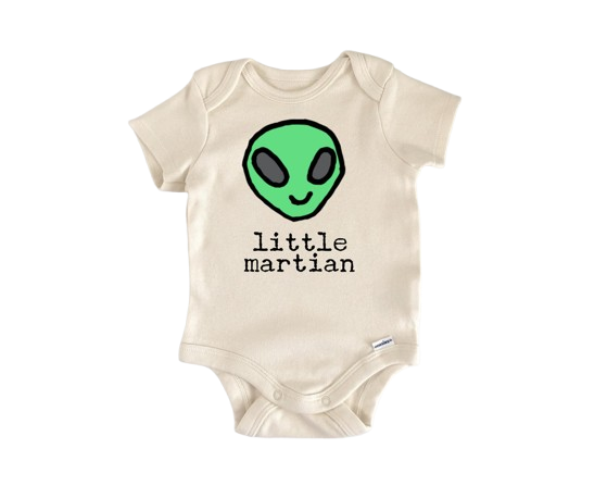 Ovni extraterrestre - Ropa para bebé niño niña Body infantil Divertido y lindo para recién nacido 