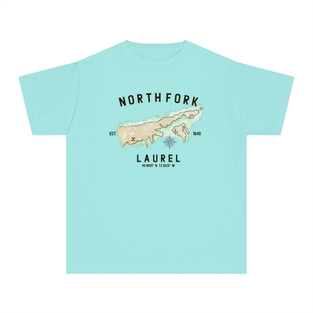 Laurel North Fork Halmet NOFO Vibes® Youth Midweight Tee