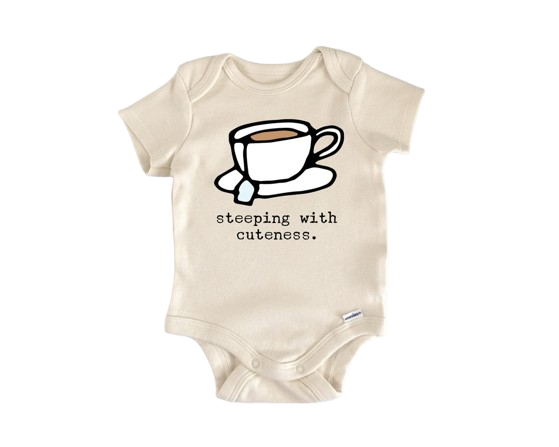 Té, café, matcha, boba - Ropa para bebé, niño y niña, mono infantil divertido y lindo para recién nacidos 