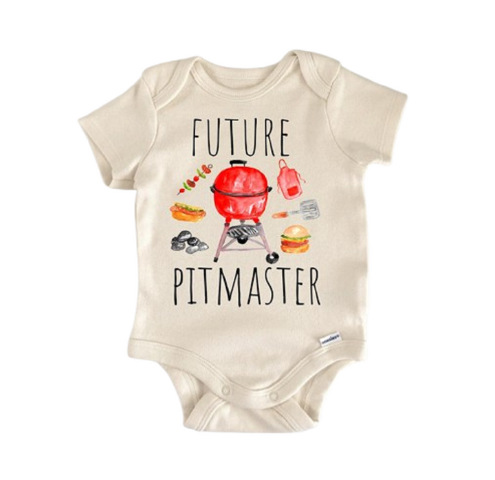 Barbeque Bbq Grill Master Steak Meat - Baby Boy Girl Clothes Infant Bodysuit Funny  Cute Newborn