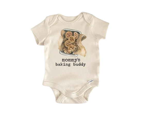 Cookie Baking Chef - Baby Boy Girl Clothes Infant Bodysuit Funny Cute Newborn