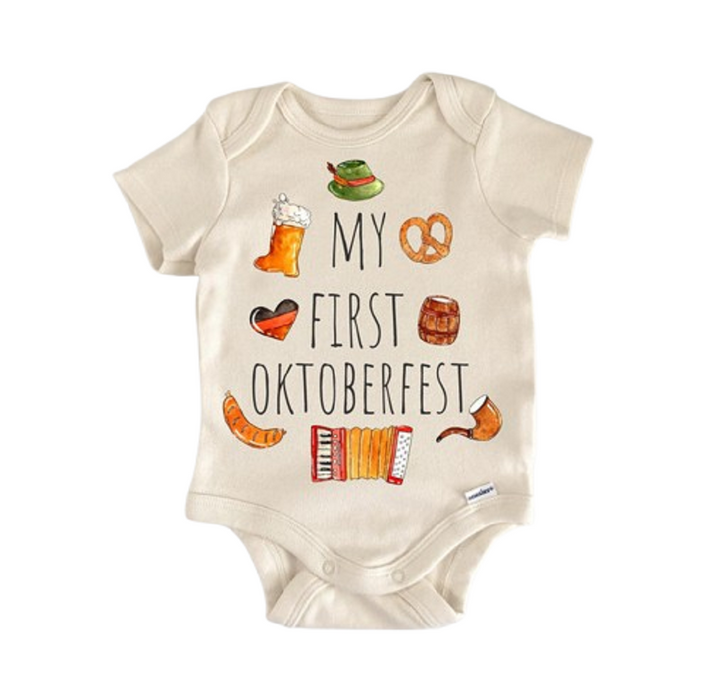 Oktoberfest German Fall - Baby Boy Girl Clothes Infant Bodysuit Funny Cute