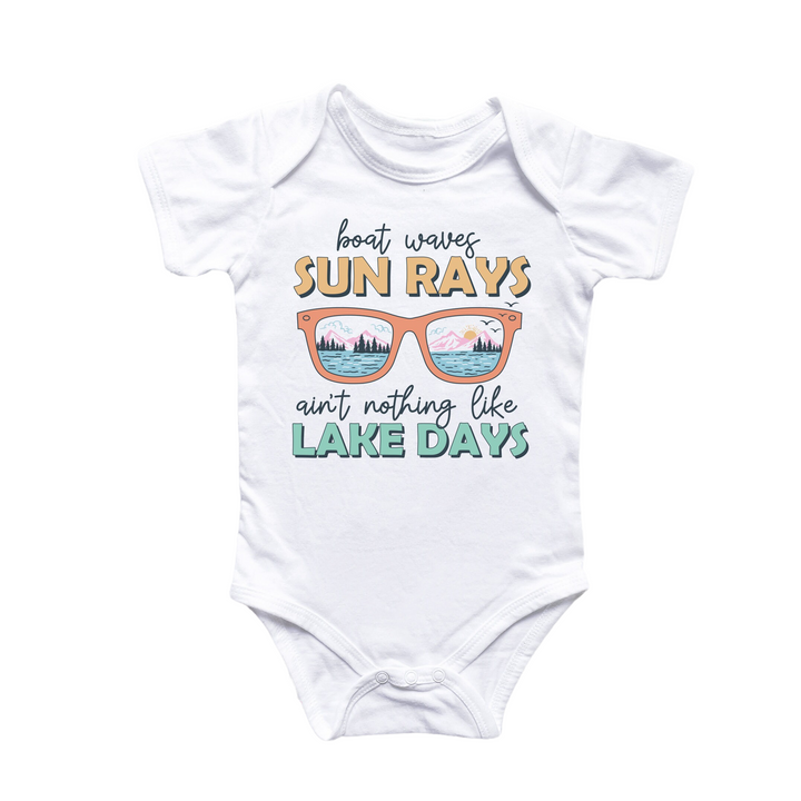 a baby bodysuit with the words sun rays on it