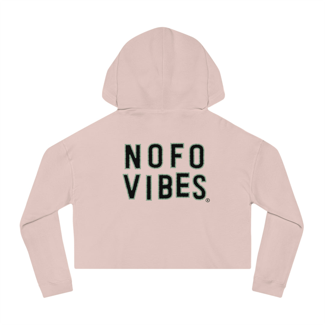 East Marion North Fork Hamlet NOFO VIBES® Women’s Cropped Hooded Sweatshirt