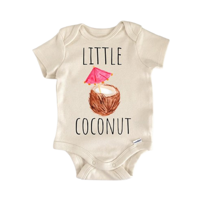 Coconut Tropical - Ropa para bebé niño niña Body para bebé Divertido Lindo Recién Nacido 