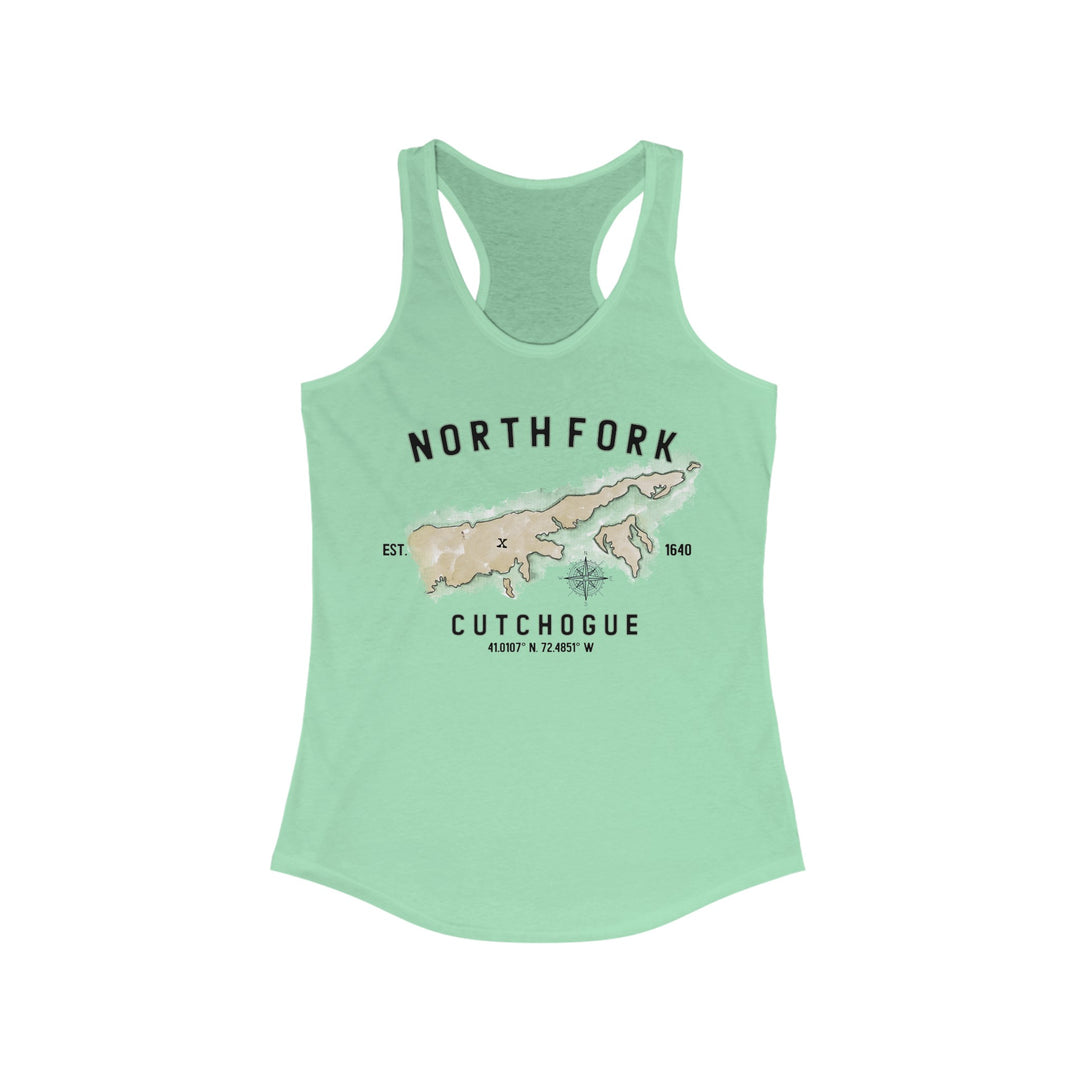 Cutchogue North Fork Hamlet NOFO VIBES® Women's Ideal Racerback Tank